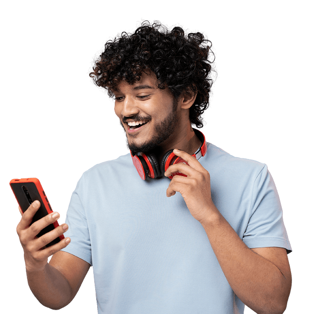 Man using EasyPay app